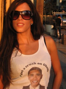Amber Lee Ettinger, (Obama Girl)