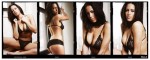 Amber Lee Ettinger, in black bra and bottom