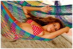 Amber Lee Ettinger, in red bikini
