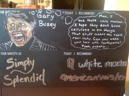 Gary Bussey geeky cafe art