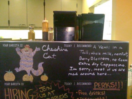 Cheshire Cat, Alice no País das Maravilhas, Sala de arte geek