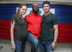 아이티 수도 포르토 프 랭스에서 안젤리나 졸리, 브래드 피트, Wyclef 진,