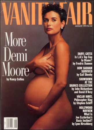 Pregant Demi Moore Vanity Fair, Annie Leibovitz