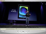 Hög kvalitet IPS skärm, IPAD Keynote, officiella Steve Jobs Apple IPAD Keynote Video