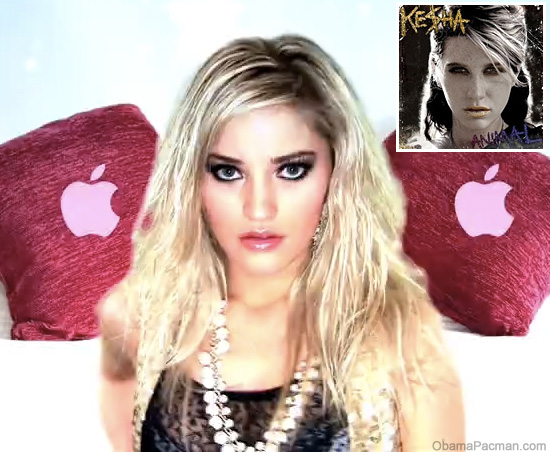 Ke$ha (Kesha) TiK ToK (Animal album), iJustine iPhone Music Video Spoof