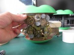 Mechanical clock with gears, Apple Core Stop Motion Video Art
