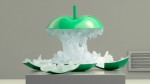 Crystals, Apple Core Stop Motion Video Art
