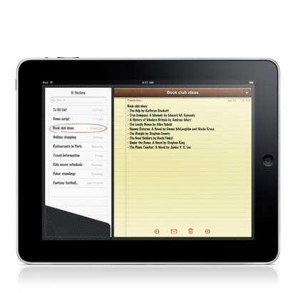 iPad Notes