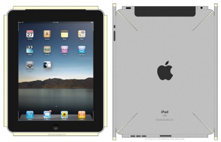 3. DIY iPad Papercraft Mockup, improved, Apple Tablet V2 iPapercraft