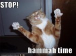 Stop, MC Hammer Time lolcat