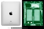 Back side, Apple iPad tablet X-Ray