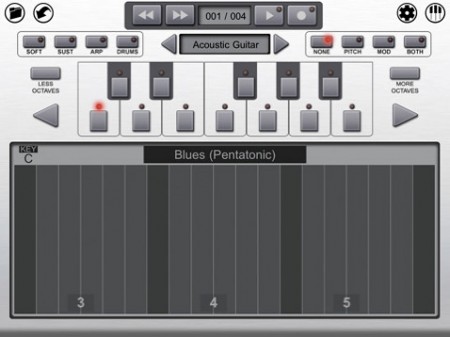 Pianist Pro App acoustic guitar, Rana Apple iPad DJ Kit
