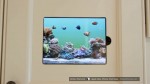Aquarium with fish, DIY Apple Kitchen iPad Cabinet Mod Install
