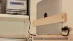 Backside, DIY Apple Kitchen iPad Cabinet Mod Install