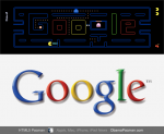Playable HTML5 Pacman Game, made by Google