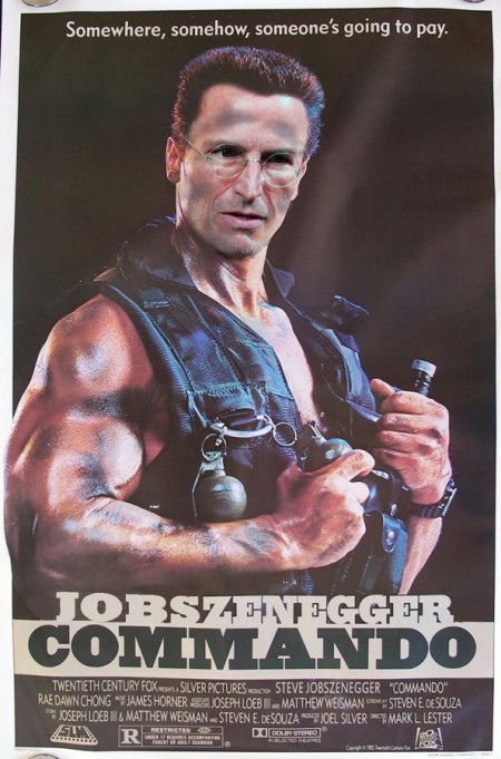 Steve Jobs Arnold Schwarzenegger Commando, andresilvera