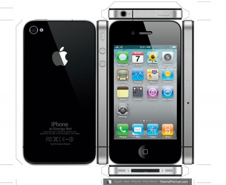 DIY Papercraft Apple iPhone 4 DIY Papercraft Apple iPhone 4