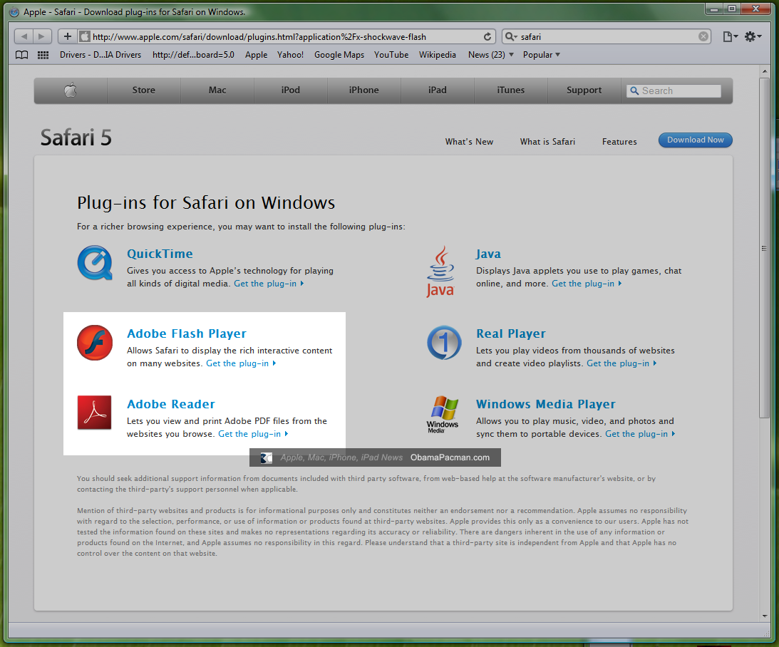 adobe flash player for safari mac download