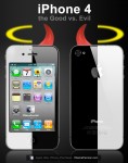 Apple iPhone 4 two-face, Good vs. Evil