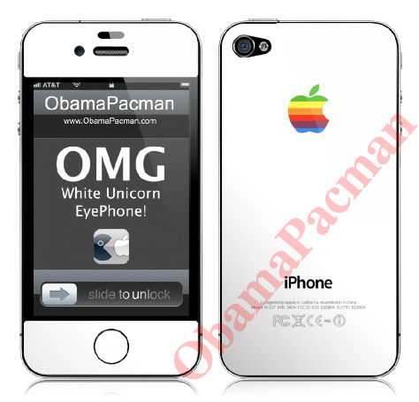 White iPhone 4 Skin, Apple