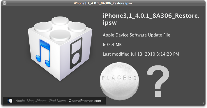 to iPhone 4.0.1 Firmware?