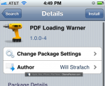 Cydia PDF Loading Warner Exploit Fix