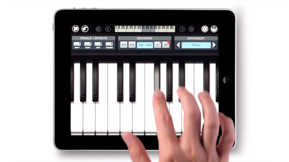 Musical, Piano pianist app, iPad TV ad [ Full Story + More Apps ]