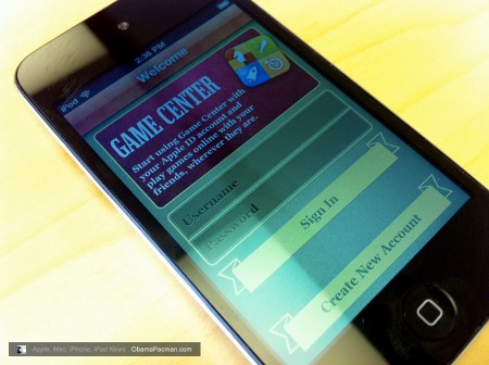 Apple Game Center iPod touch 4G
