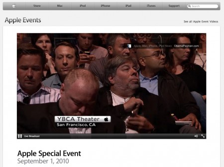 Apple co-founder Steve Woz at iPod special event September 1 2010 Apple co-founder Steve Woz at iPod special event September 1 2010