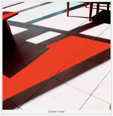 Gordon Fraser, abstract table and chair