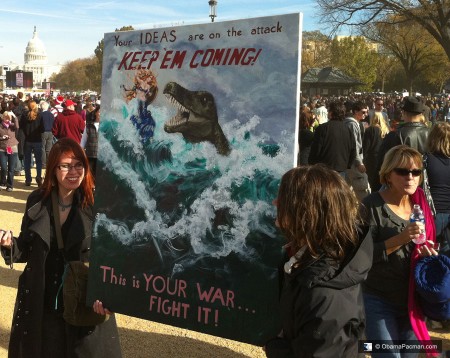 Mermaid vs. Dinosaur, Rally Restore Sanity