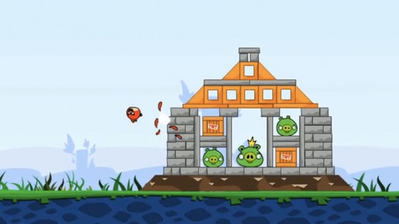 Angry Birds strategy fail