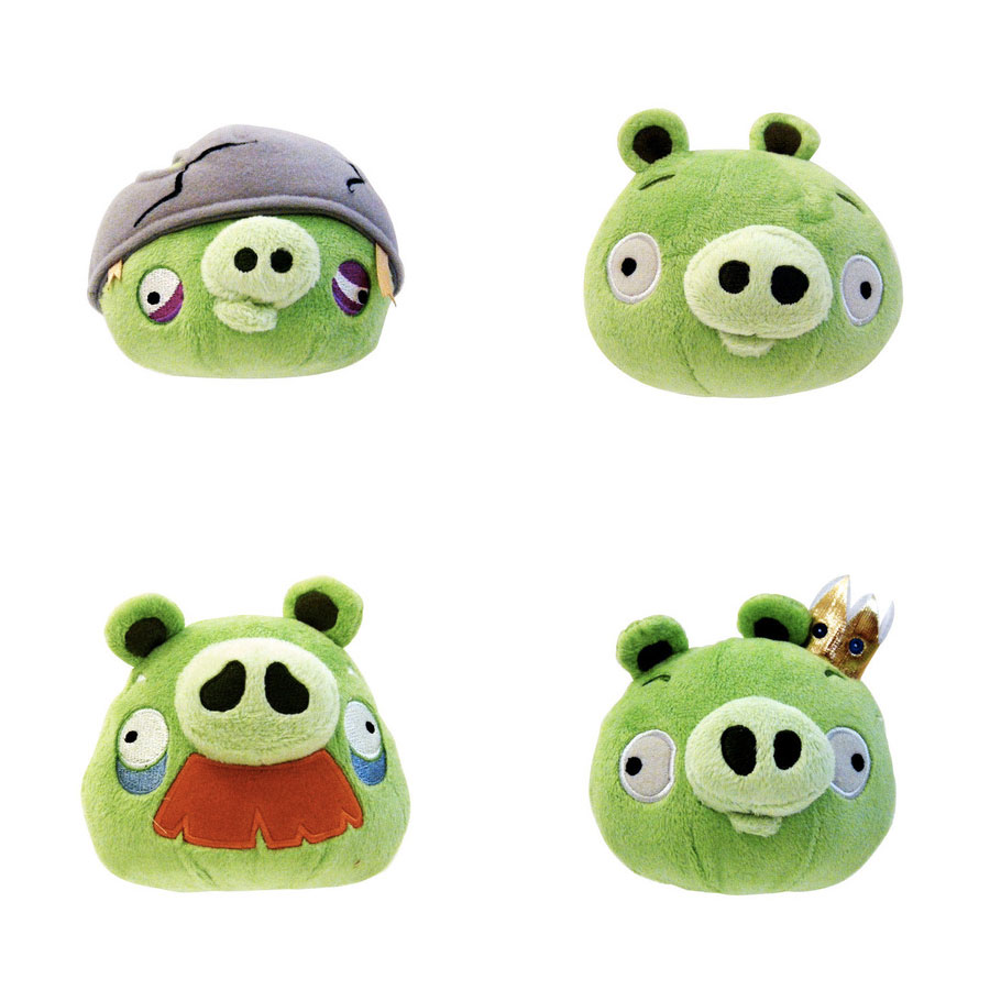 angry birds plush pigs