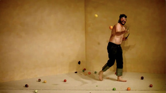 Lemon, real fruit ninja