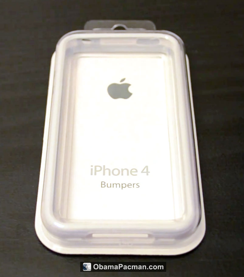 New Apple Store Universal white iPhone 4 Bumper Case, works on AT&T and 