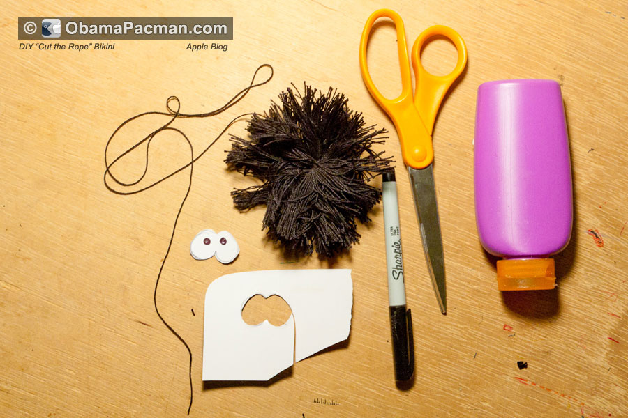 Make The Cut >> Cut the Rope, DIY Fuzzy Ticklish Spider, Step 1 | Obama Pacman Make The Cut >> Cut the Rope, DIY Fuzzy Ticklish Spider, Step 1 | Obama Pacman