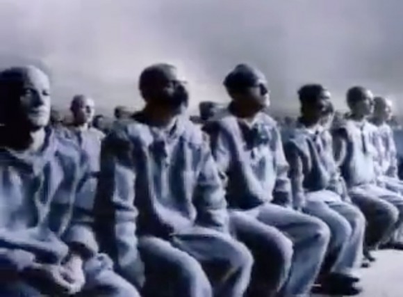 MicroSheep brainwashed by Big Brother, Apple 1984