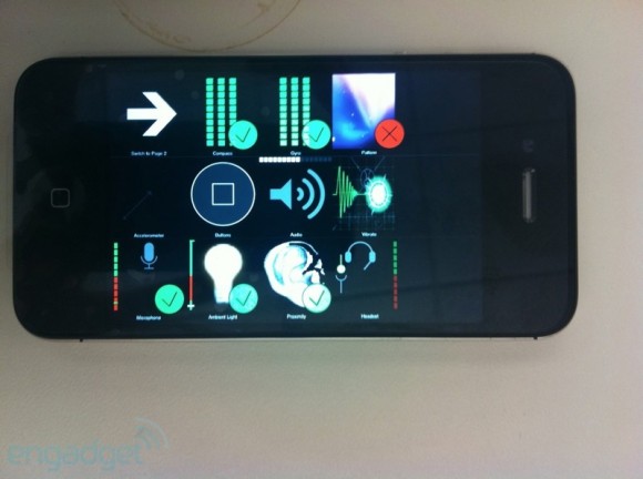 Verizon iPhone 4 prototype test mode