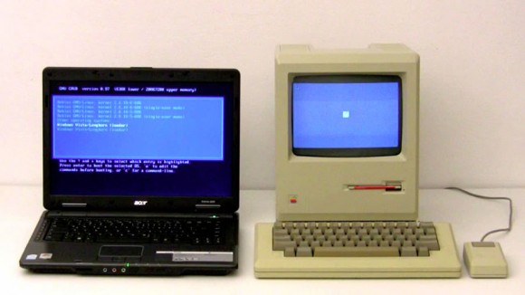 boot 1984 Mac vs. 2007 PC