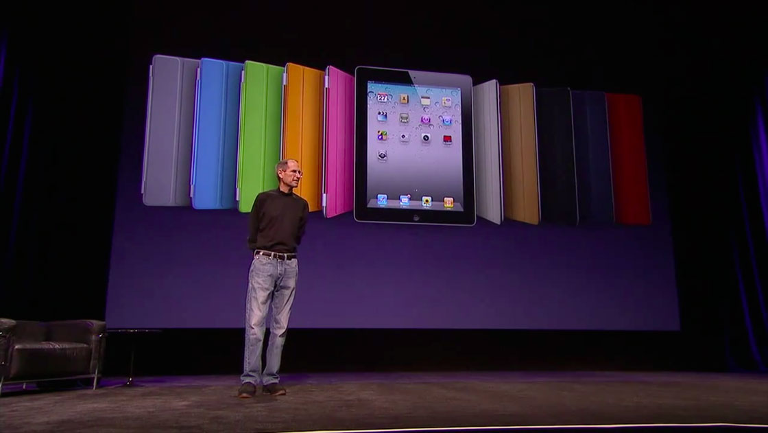 Ipad 2 Cover Colors. Steve Jobs iPad 2 Smart Cover