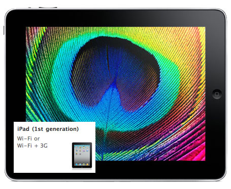 Special deals: Like-new, first generation Apple refurbished iPad Wifi and 