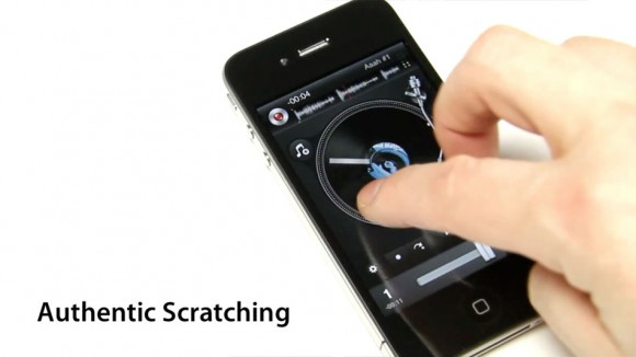 Djay iPhone App with Authentic Scratching