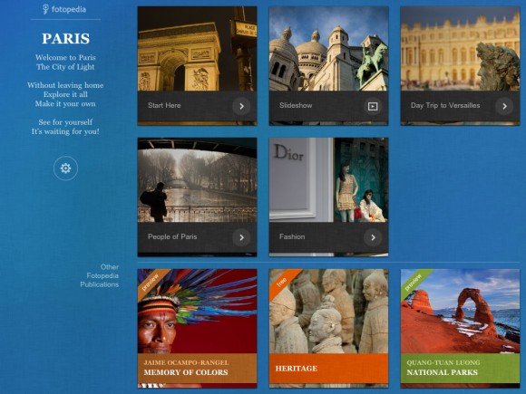 Fotopedia Paris iPad