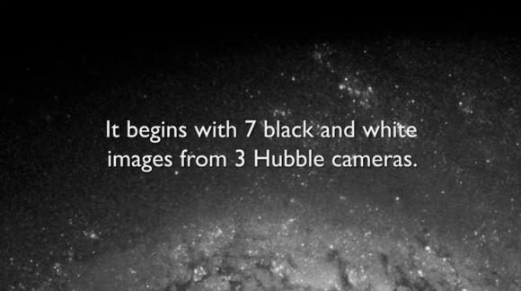 Hubble BW Image camera RAW