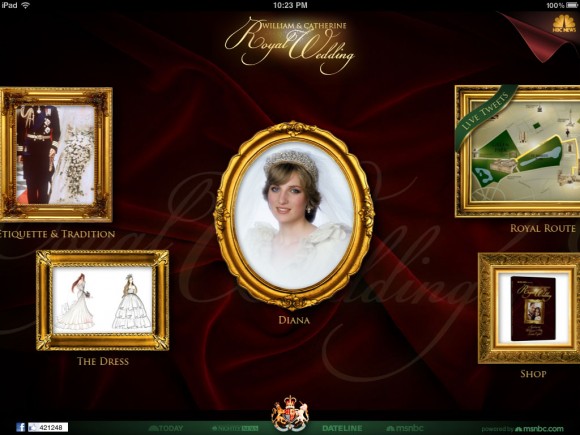 Kate Middleton Dress, Princess Diana, Royal Wedding iPhone iPad App