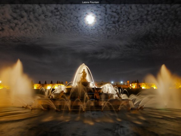 Latona Fountain Versailles, Fotopedia Paris iPad