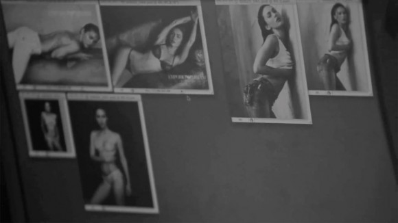 Megan Fox Armani lingerie jeans photo shoot, Mac preview