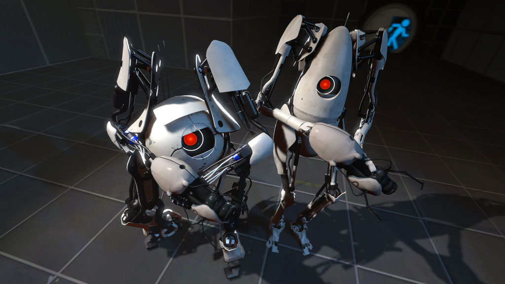 Portal 2 Co-Op Robots Atlas and P-body