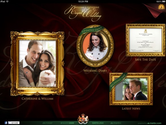 Royal Wedding iPhone iPad App