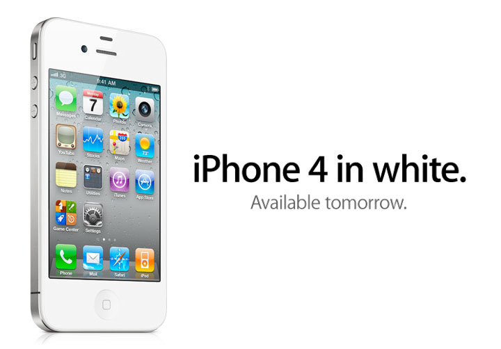 White IPhone Hitting Stores Tomorrow(28th April 2011) :